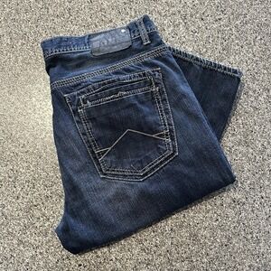 TK Axel Jeans Mens‎ 36x32 Treadwell Relaxed Straight Medium Wash Cotton